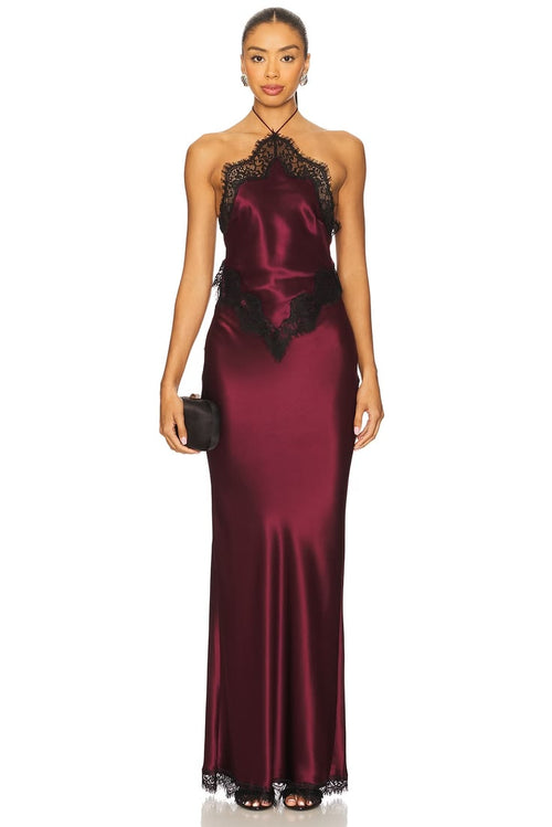 Judith Sexy Maxi Dress - Black