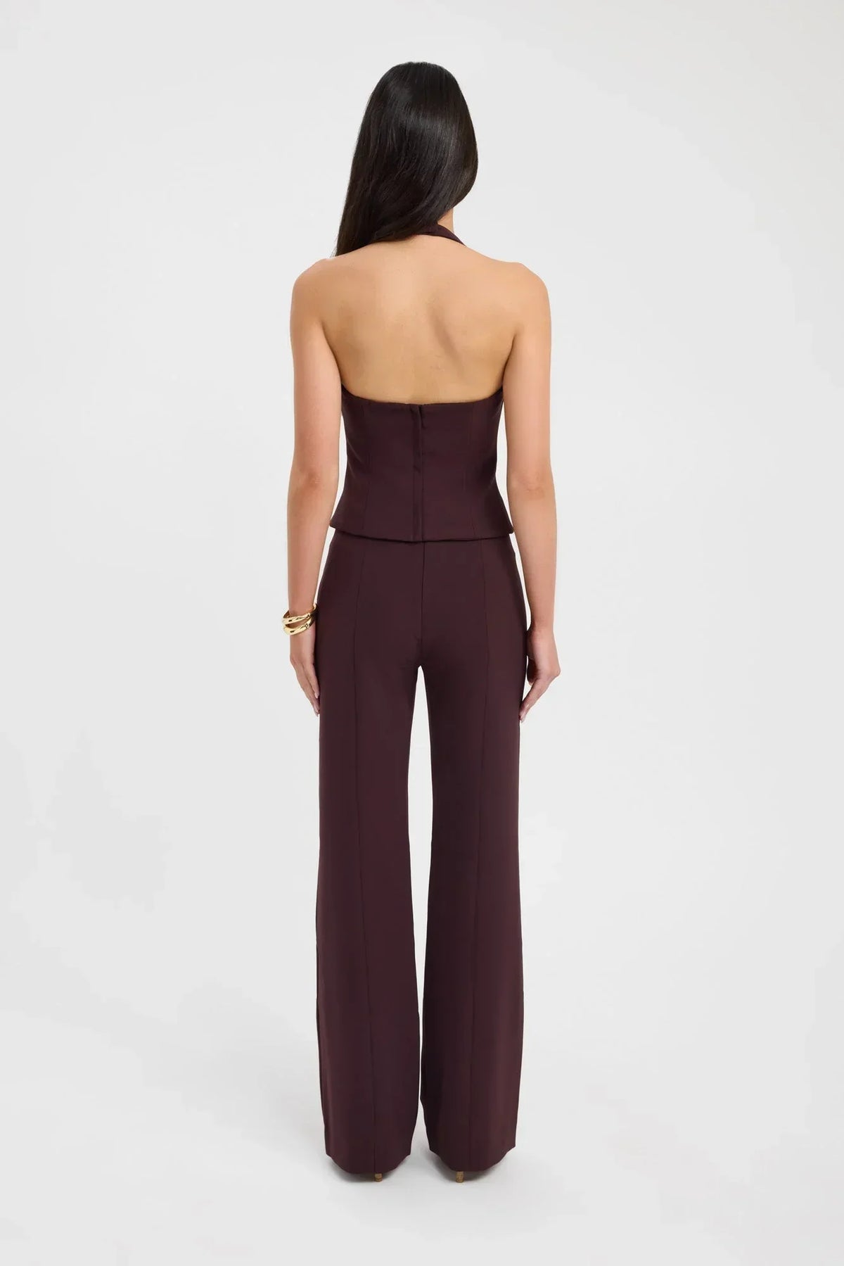 Genoveva Halter Top - Dark Mahogany