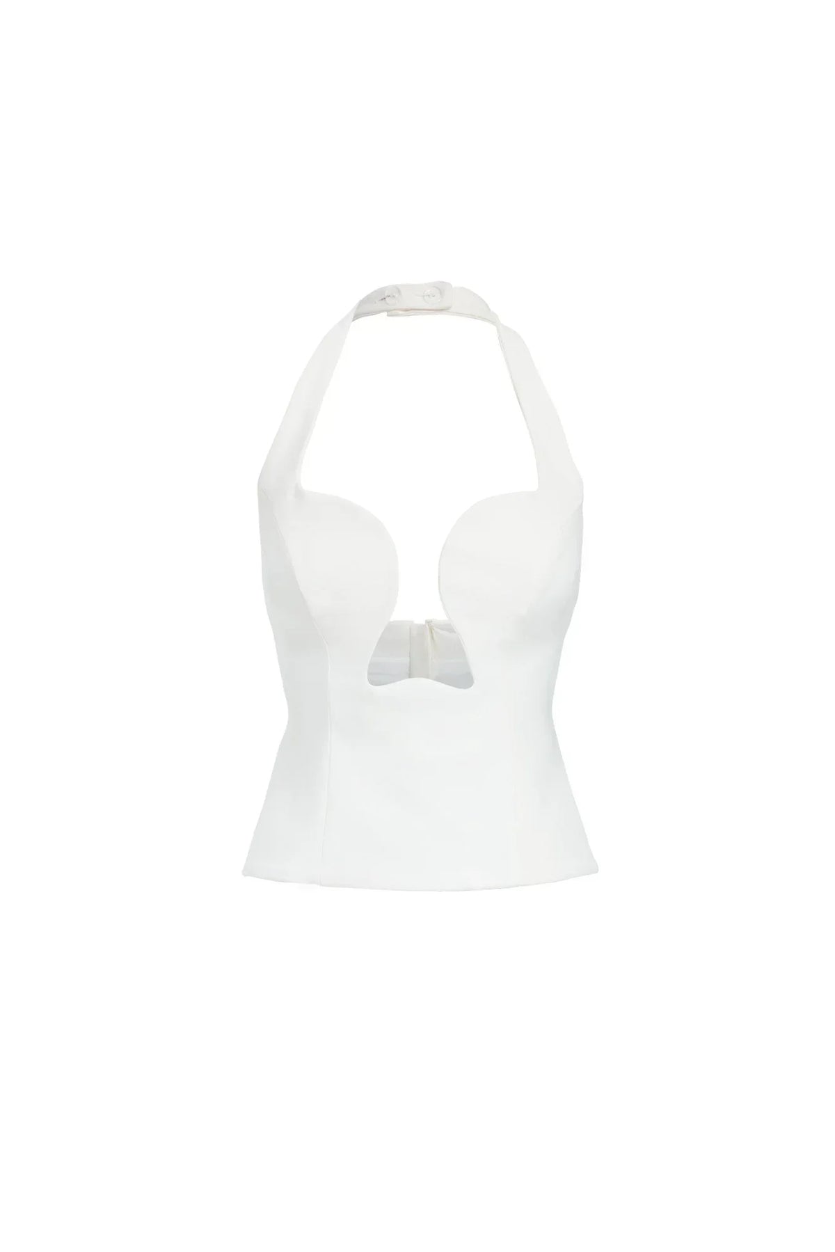 Genoveva Halter Top - Ivory