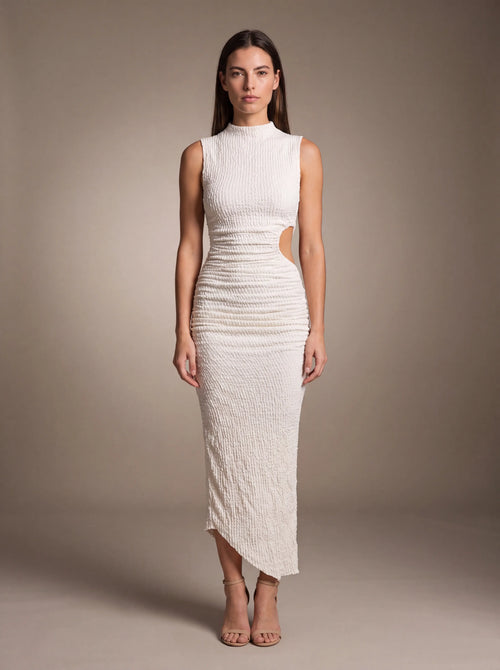 Gisela Cutout Maxi Dress - Ivory
