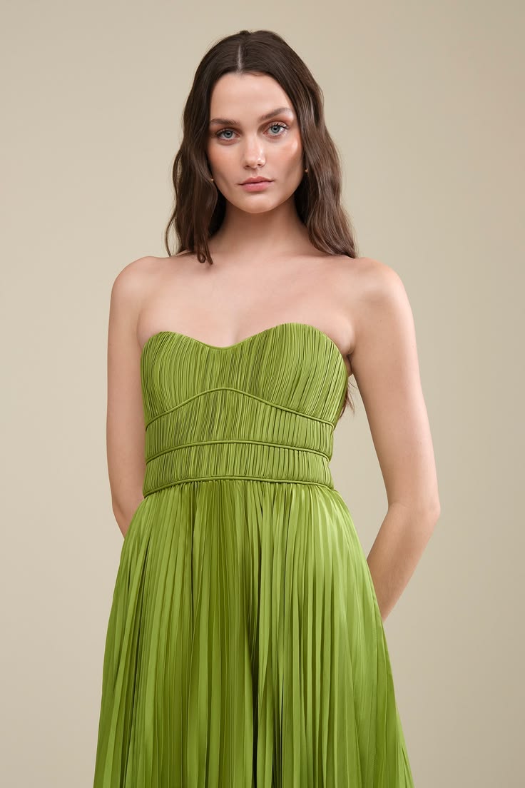 Novalee Midi Dress - Green