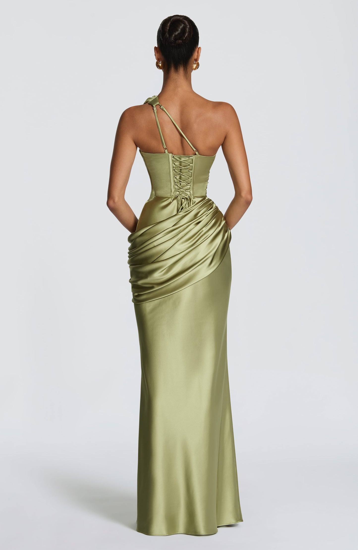 Helena Cutout Plunge Maxi Dress