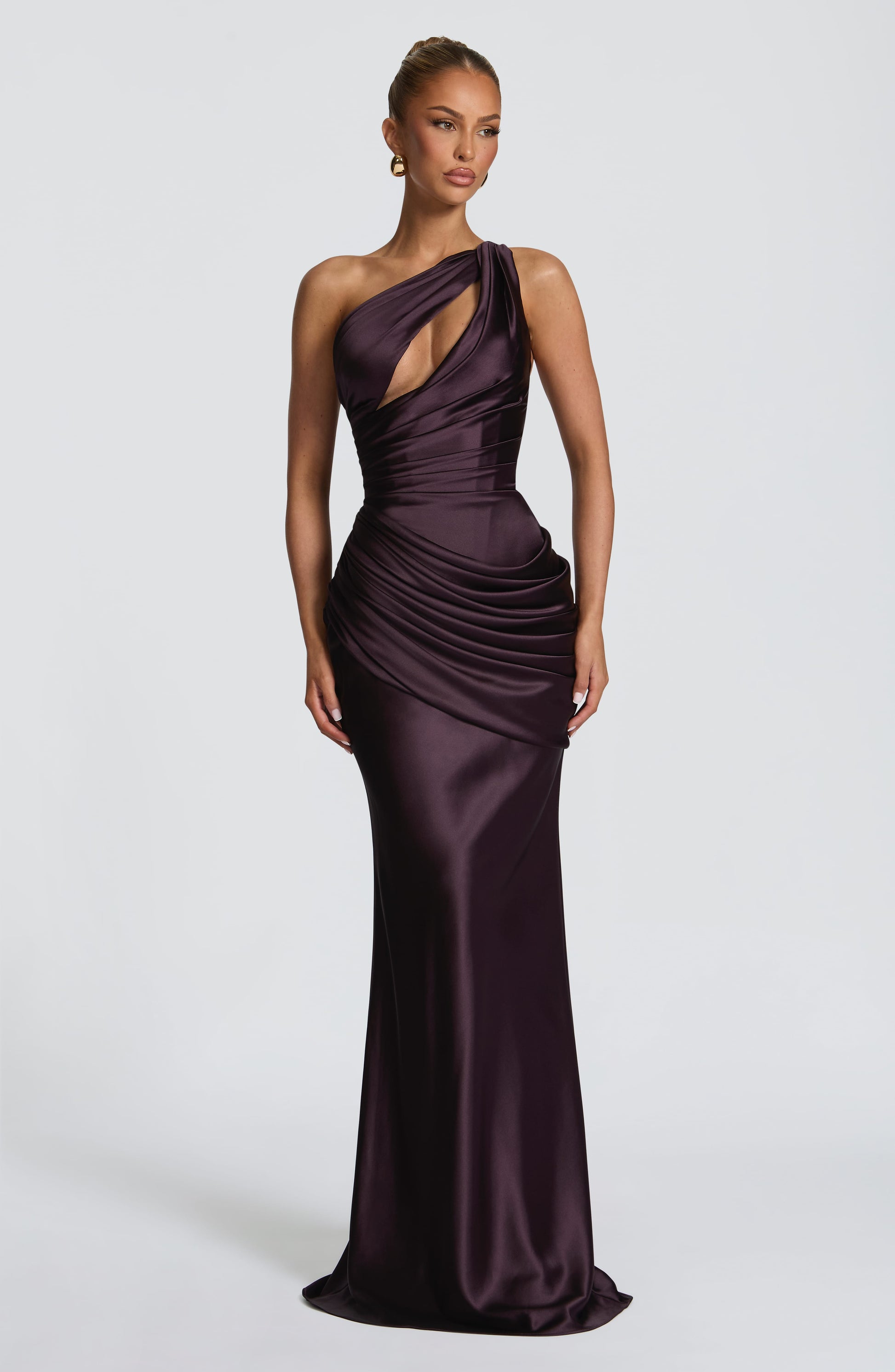 Helena Cutout Plunge Maxi Dress