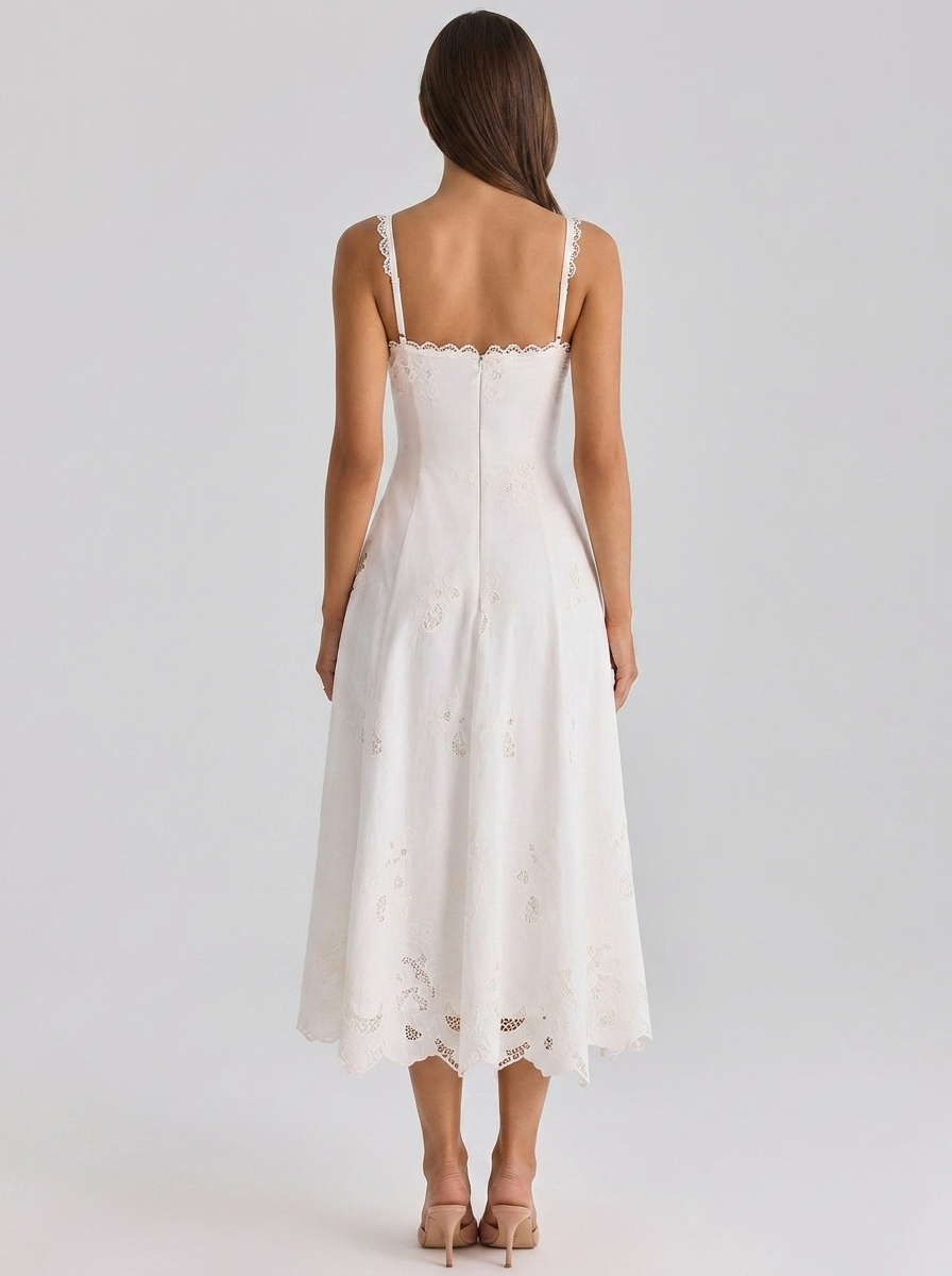 Zaina Floral Cutout Maxi Dress