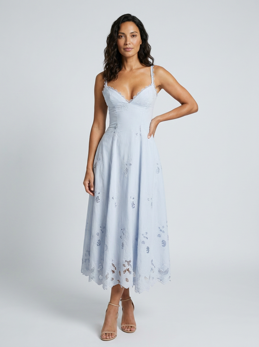 Zaina Floral Cutout Maxi Dress