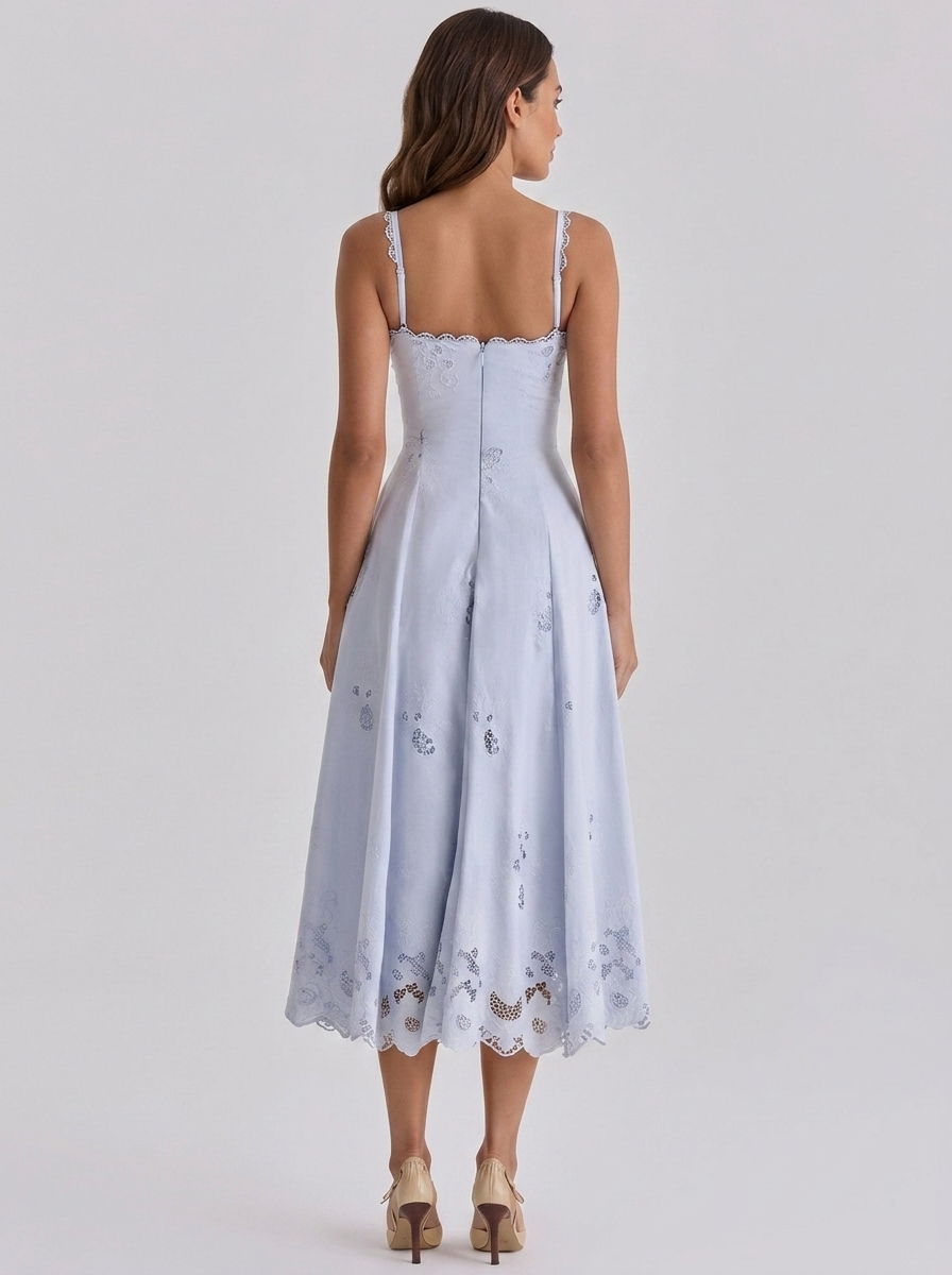 Zaina Floral Cutout Maxi Dress