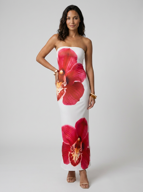 Felicity Floral Bodycon Maxi Dress