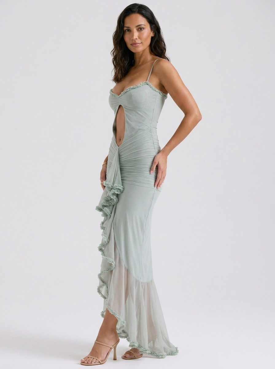 Freya Cutout Sweetheart Maxi Dress