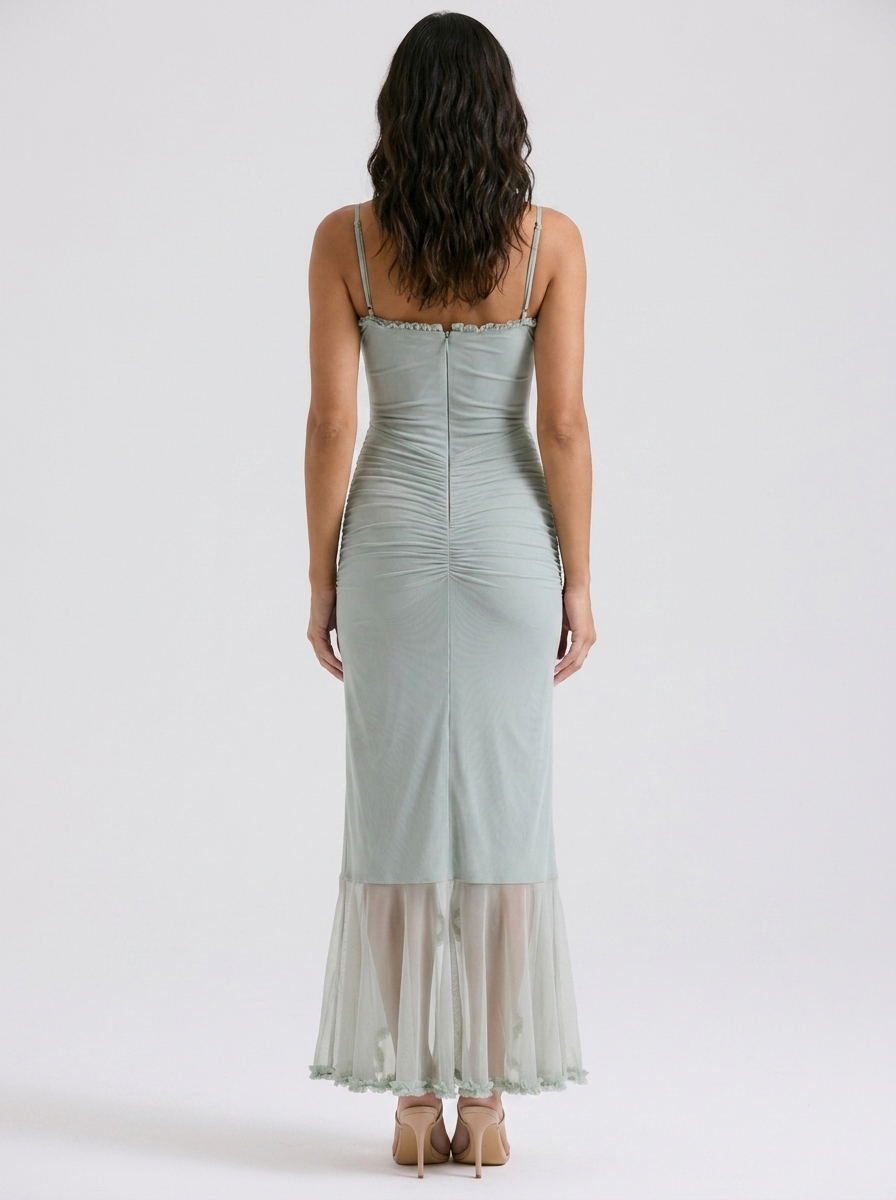 Freya Cutout Sweetheart Maxi Dress