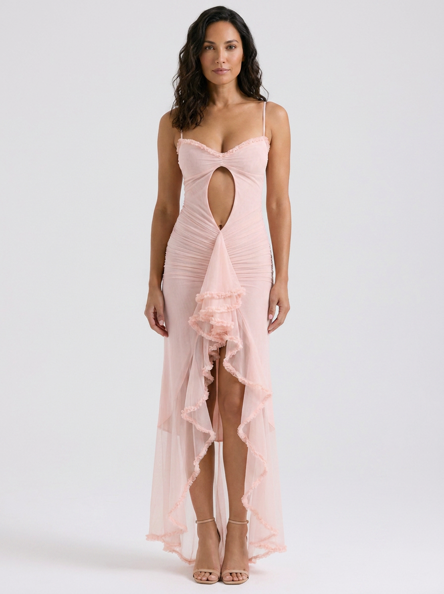 Freya Cutout Sweetheart Maxi Dress