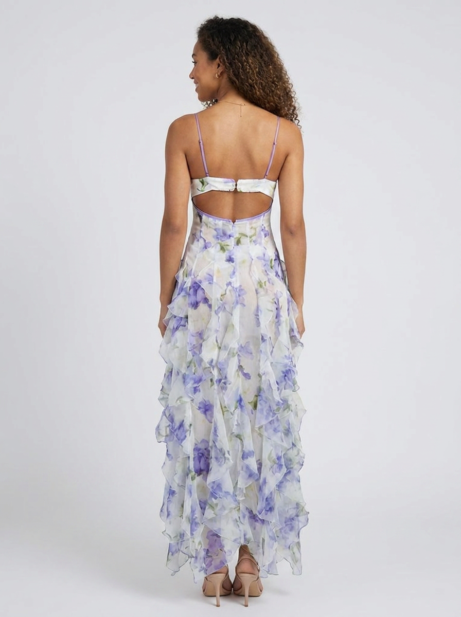 Zelda Floral Tiered Maxi Dress