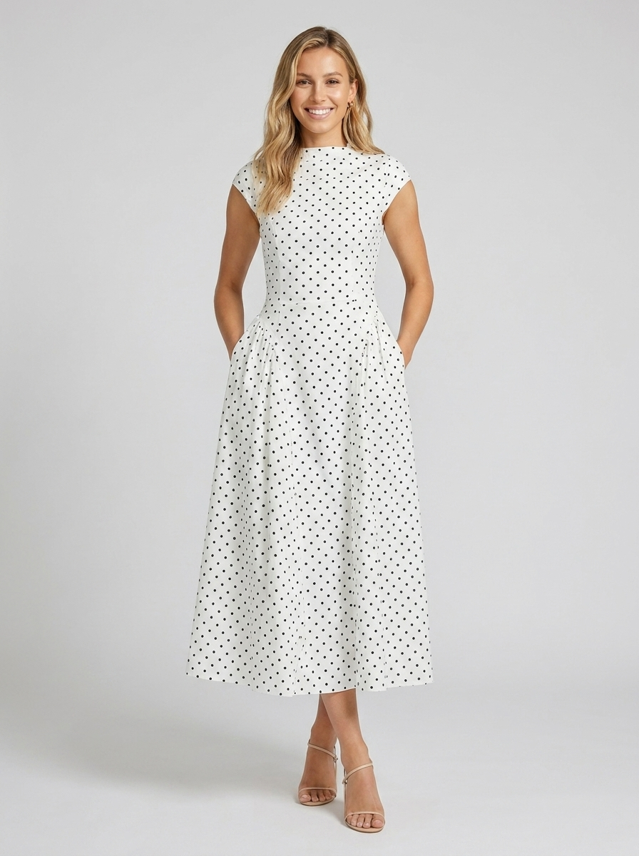 Xenia Elegant Midi Dress