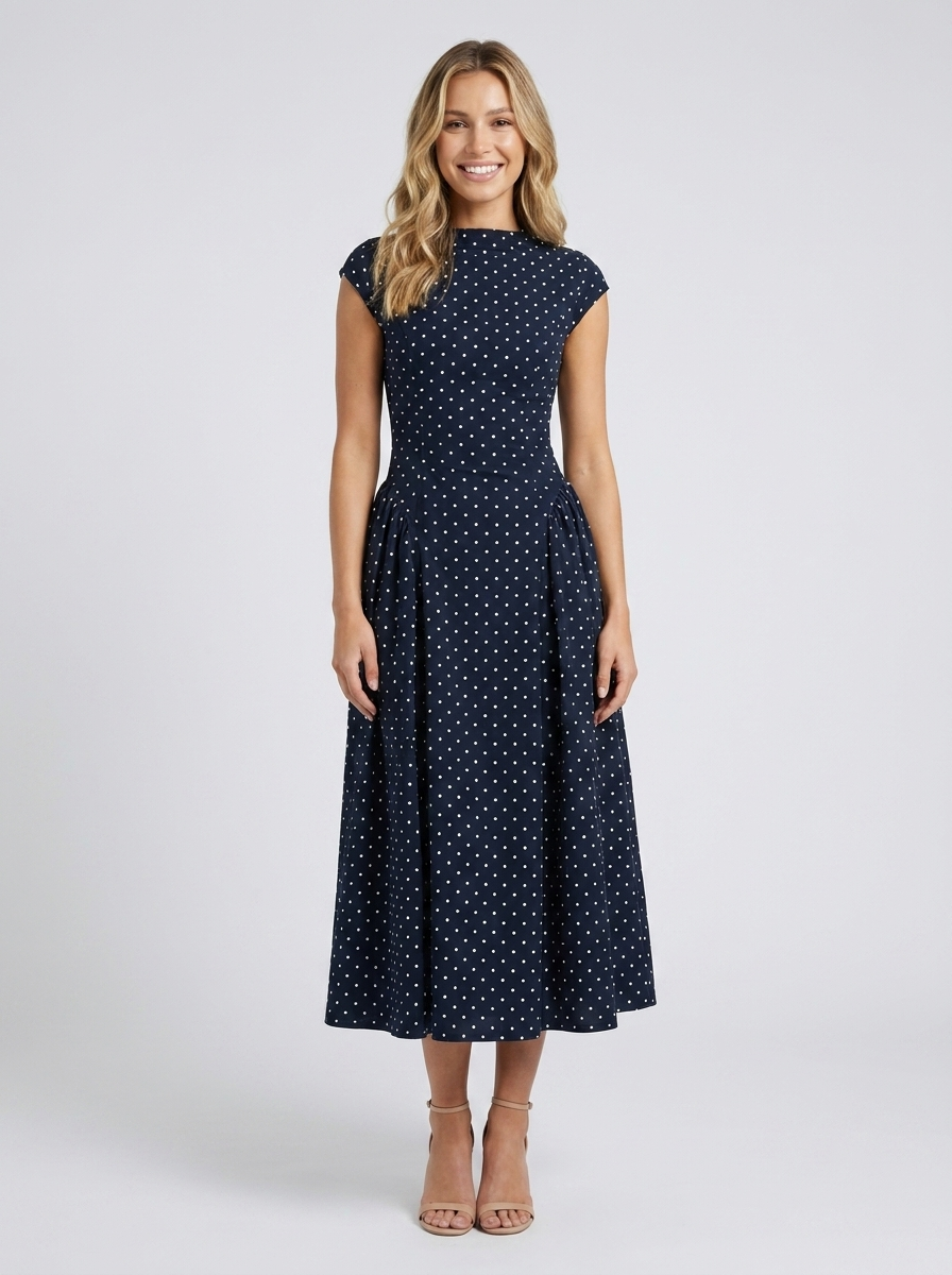 Xenia Elegant Midi Dress