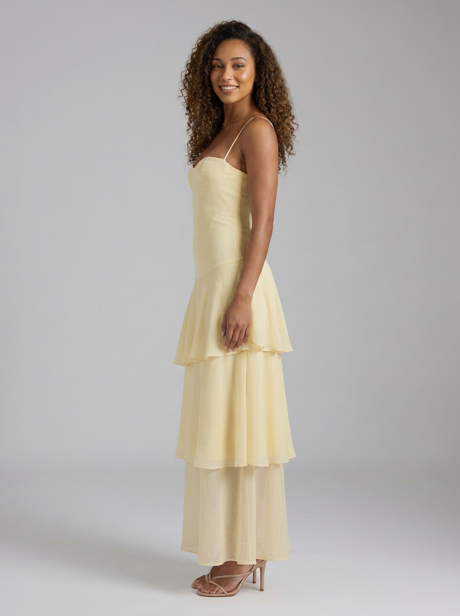 Sasha Floral Bustier Maxi Dress