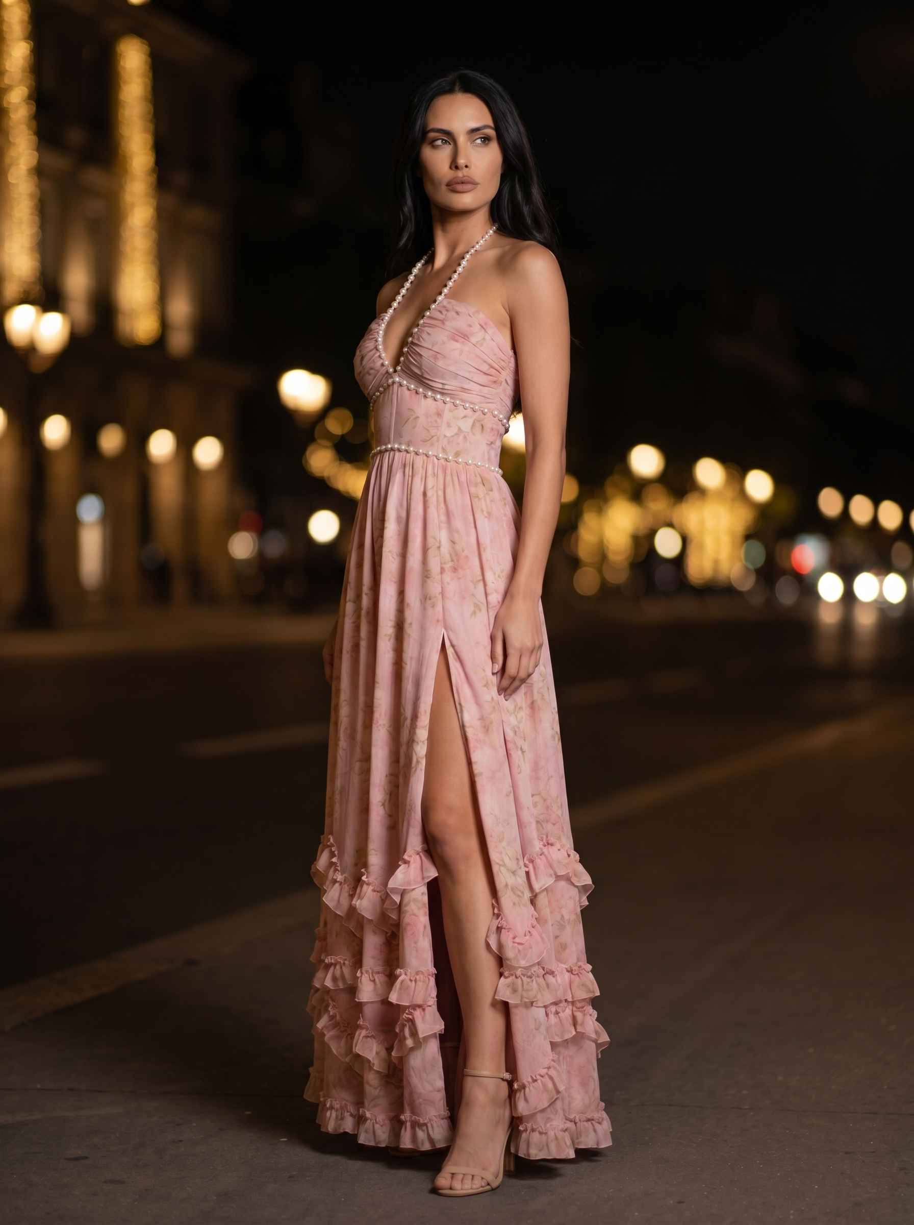 Wynter Maxi Dress - Rose, side
