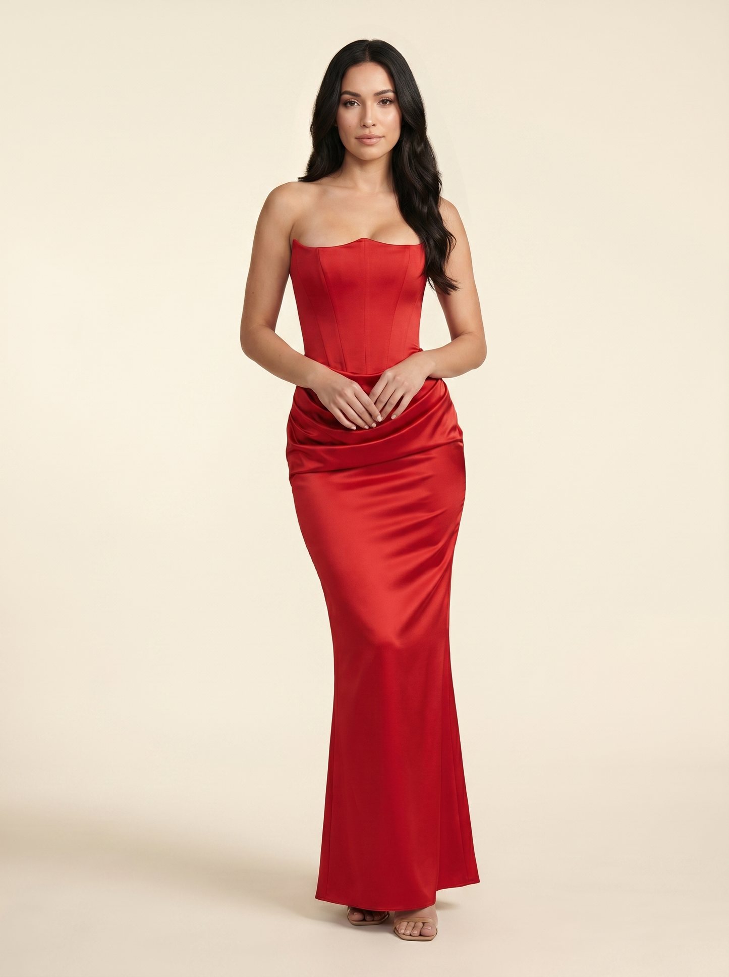 Adriana Corset Maxi Dress