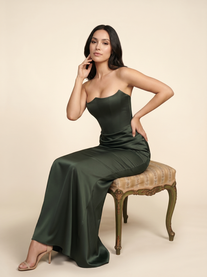 Adriana Corset Maxi Dress