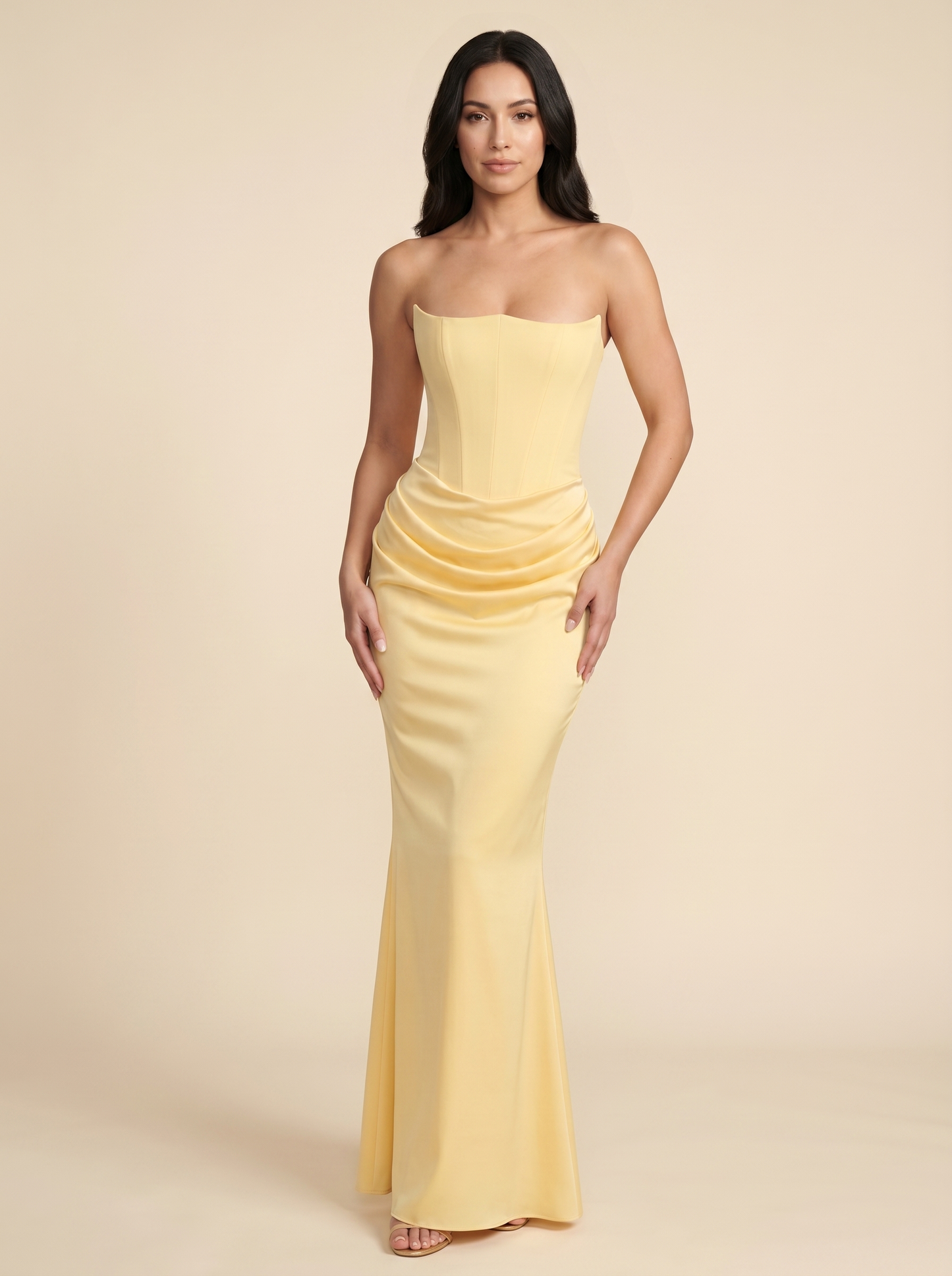 Adriana Corset Maxi Dress