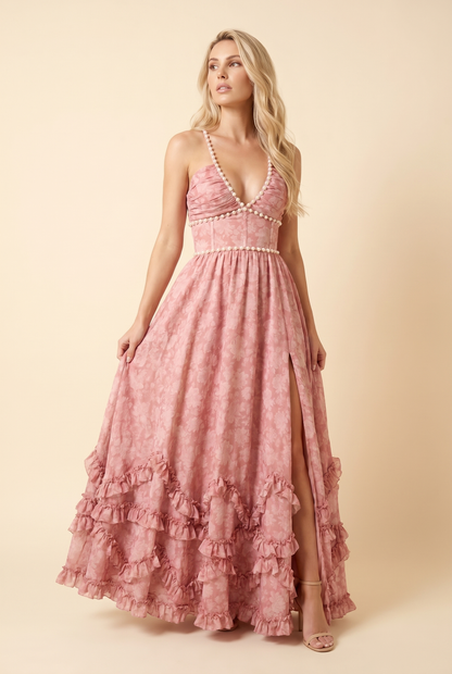 Bianca Floral Tiered Maxi Dress