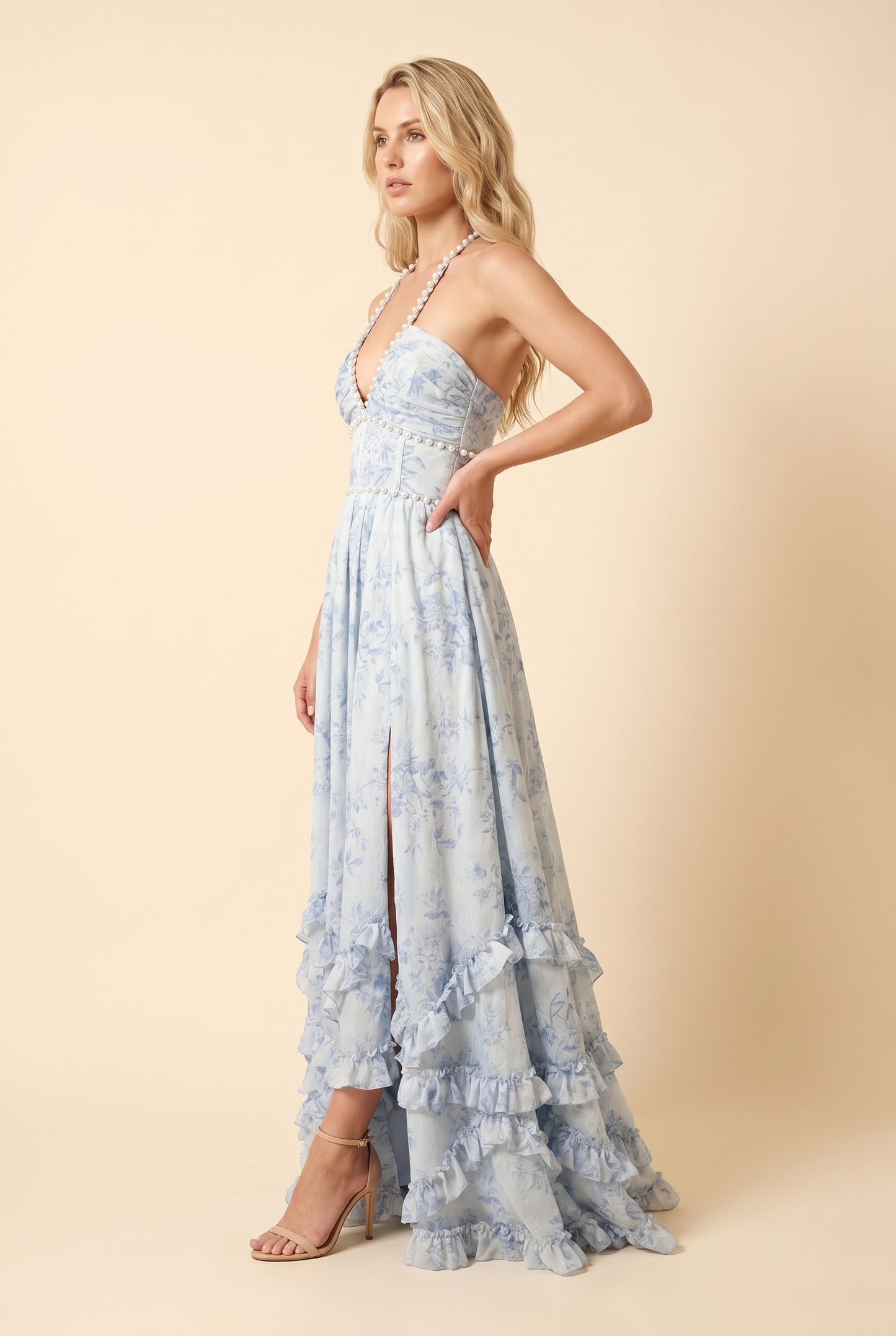 Bianca Floral Tiered Maxi Dress