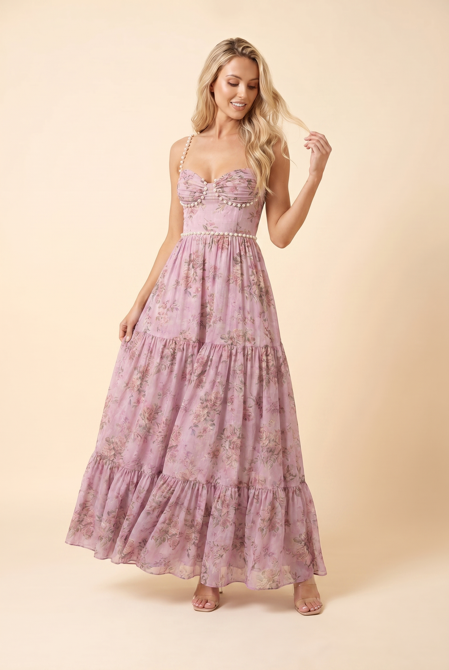Bianca Floral Tiered Maxi Dress
