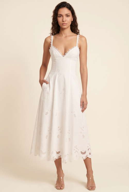 Verena Ruched Plunge Maxi Dress