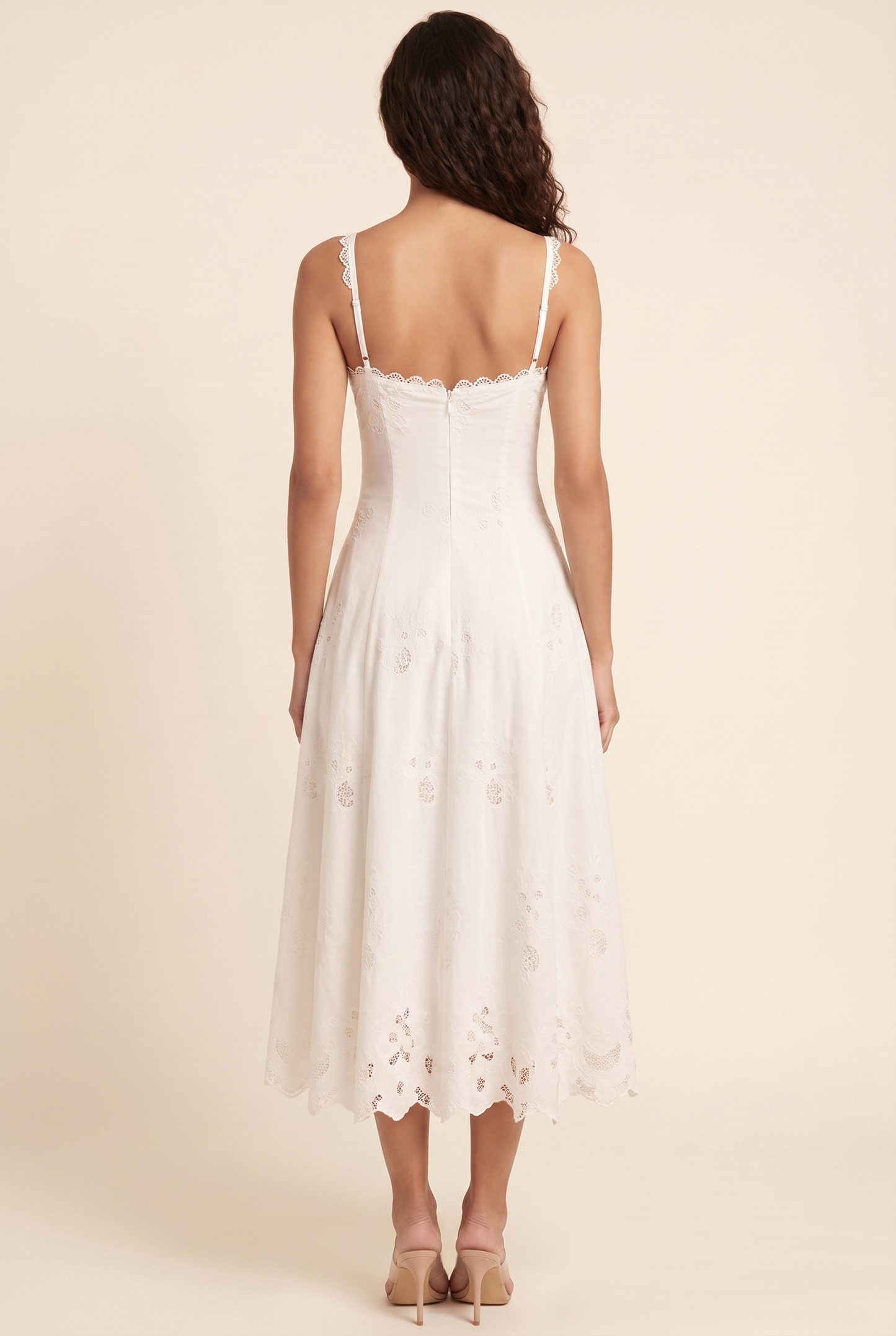 Verena Ruched Plunge Maxi Dress