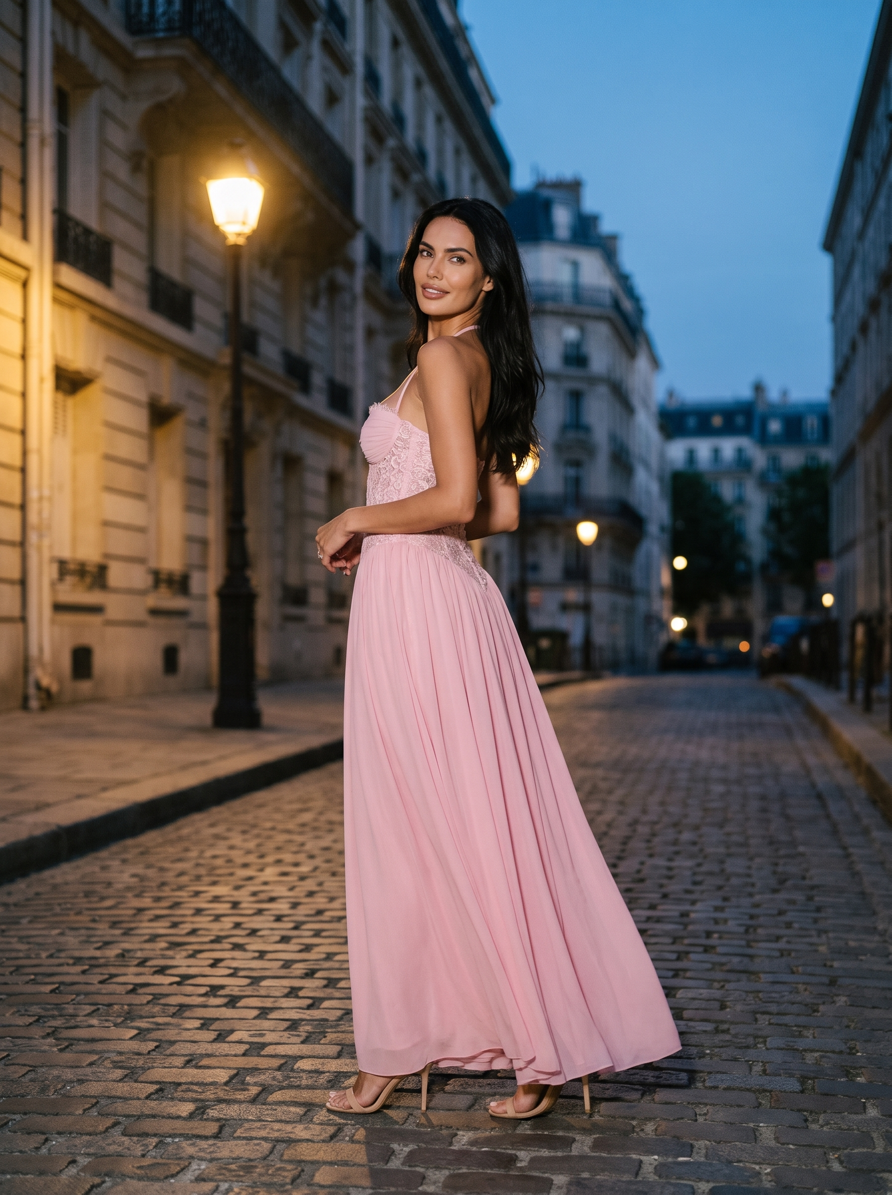 Leonie Maxi Dress - Pink