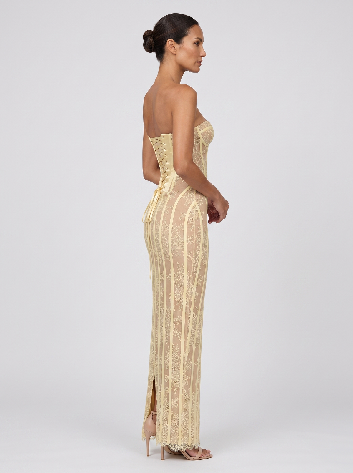 Kara Maxi Dress - Lemon