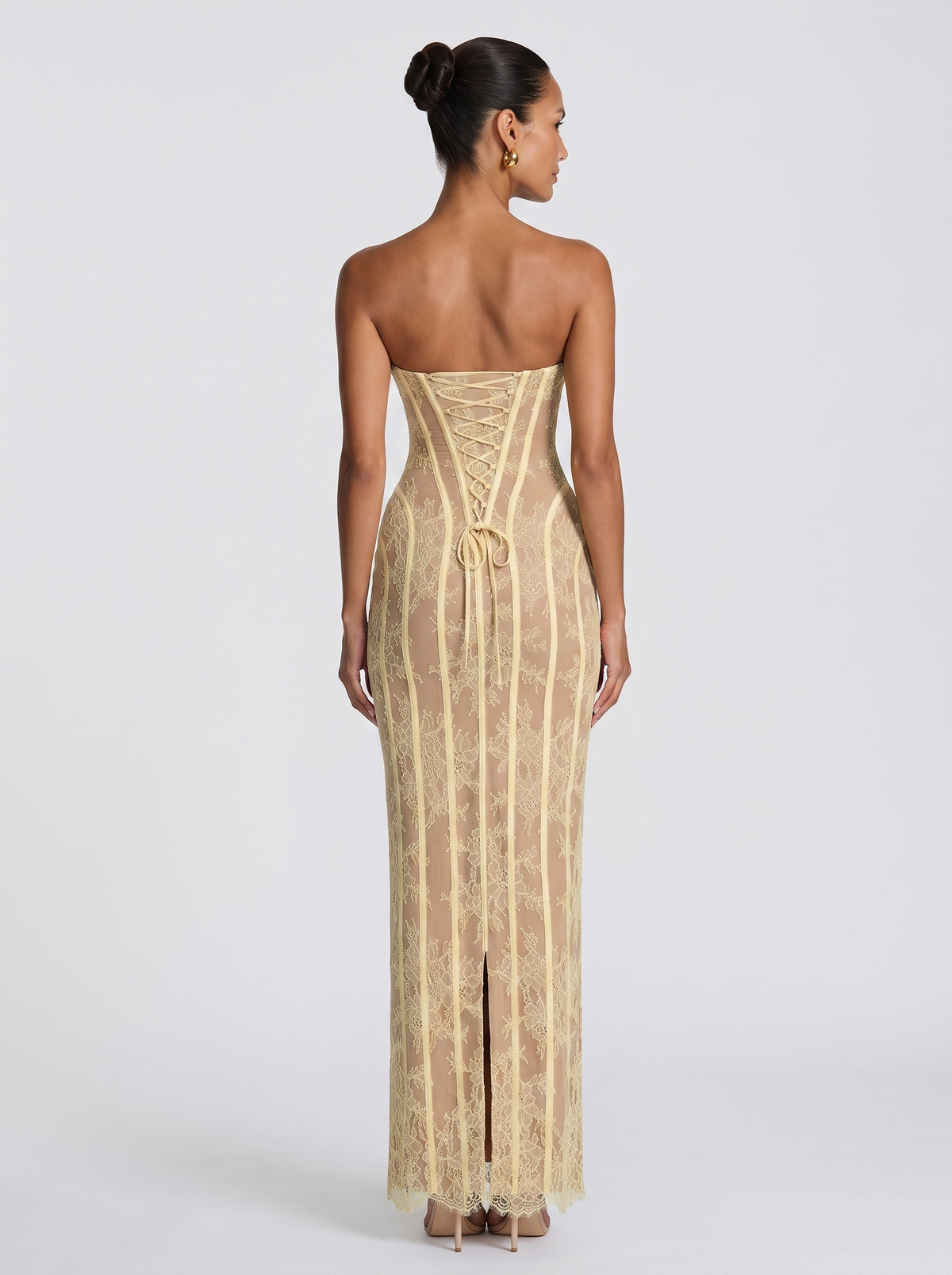 Kara Maxi Dress - Lemon