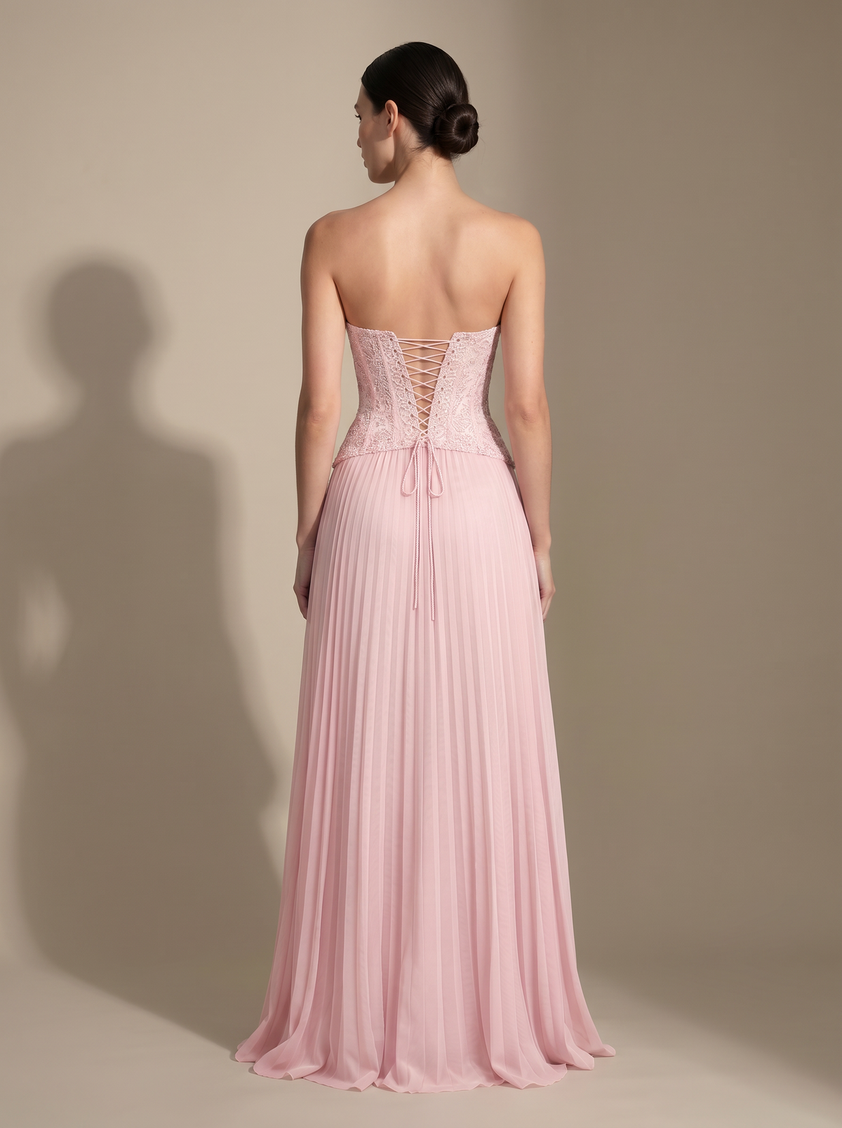 Samara Maxi Dress - Pink, back