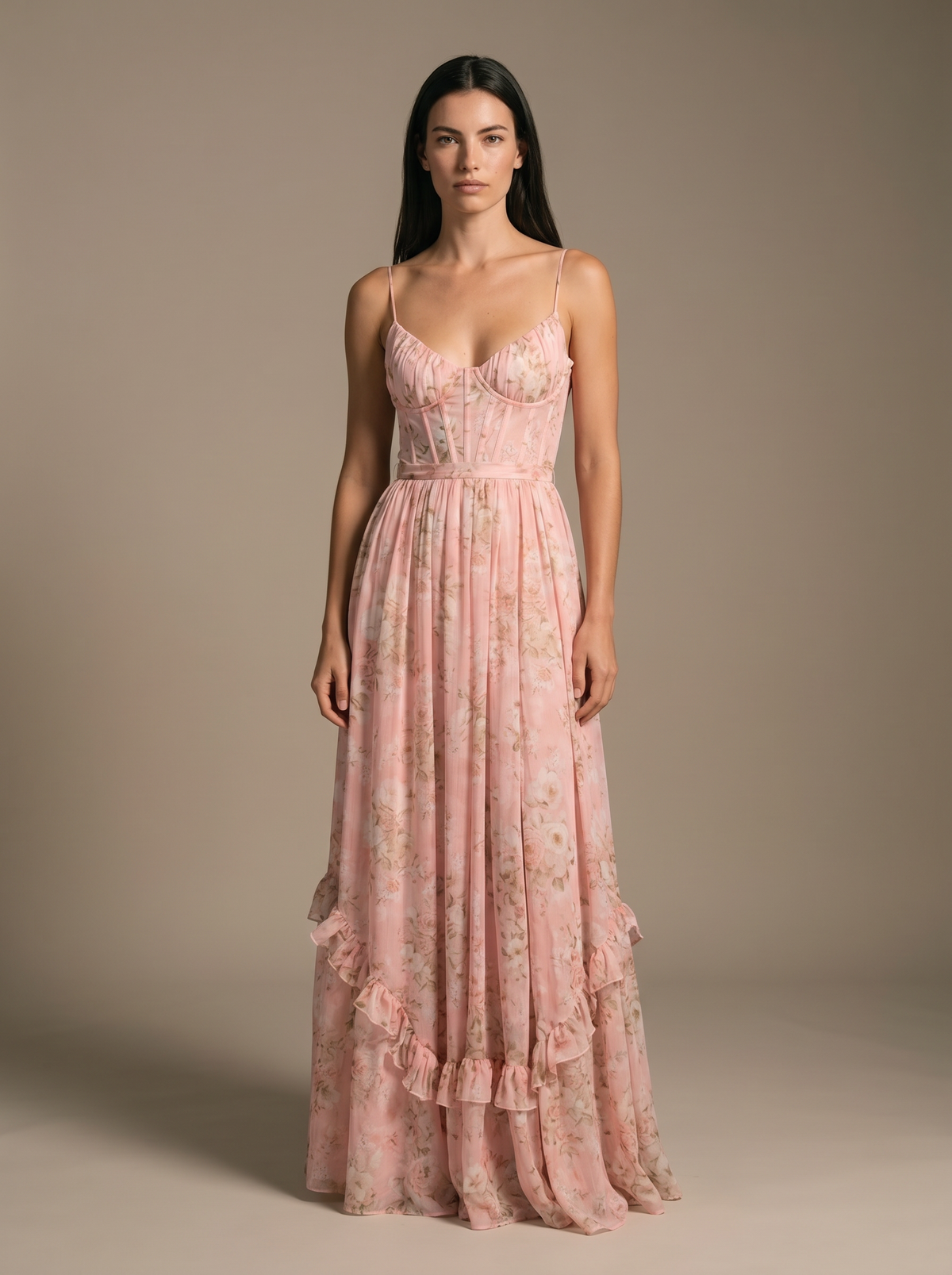 Monroe Maxi Dress - Blush