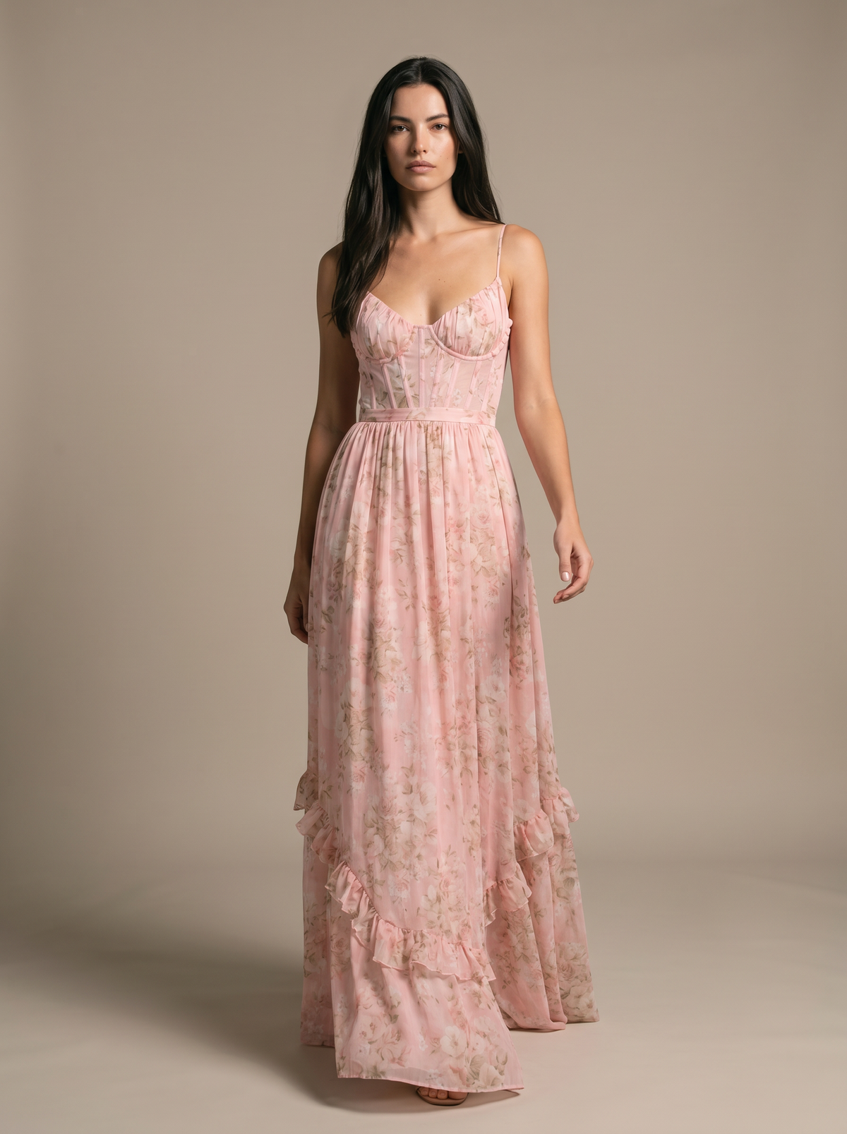 Monroe Maxi Dress - Blush