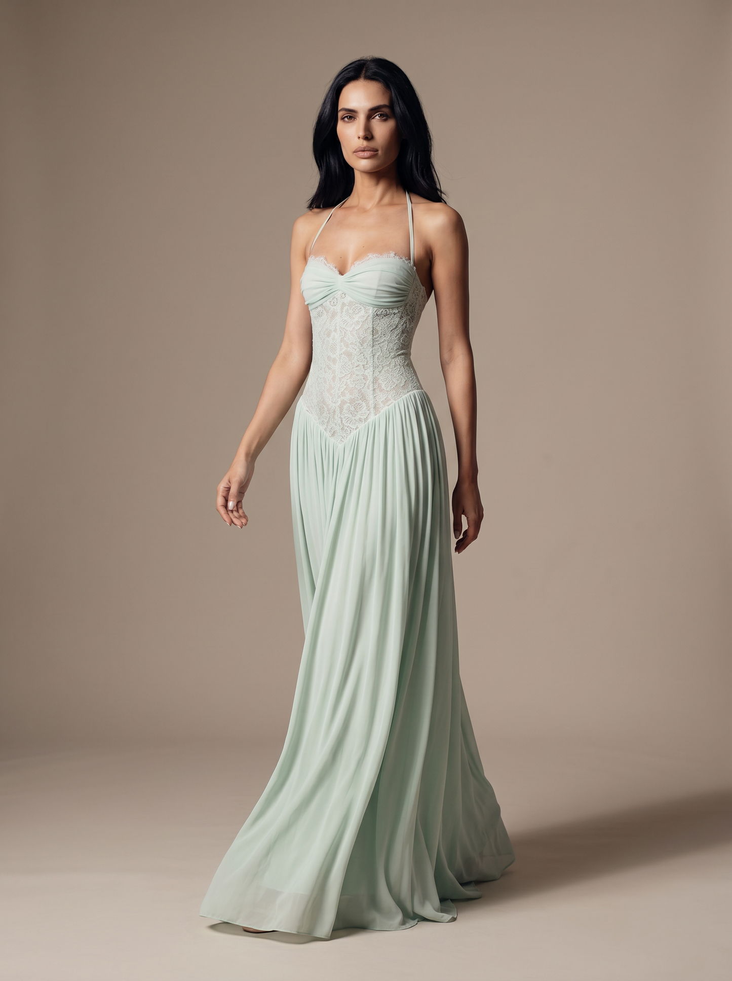 Leonie Maxi Dress - Mint