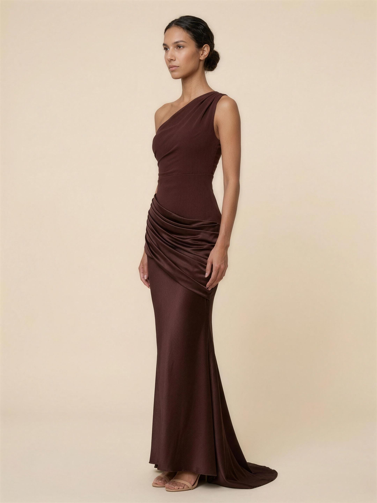 Veronica Maxi Dress - Brown