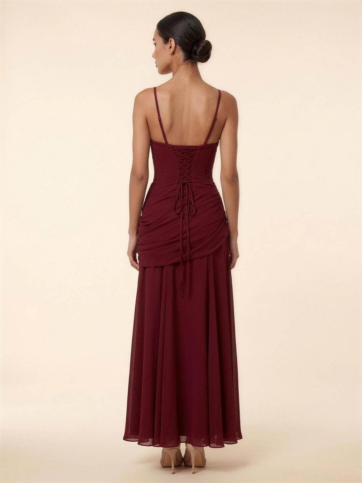 Laney Maxi Dress - Burgundy