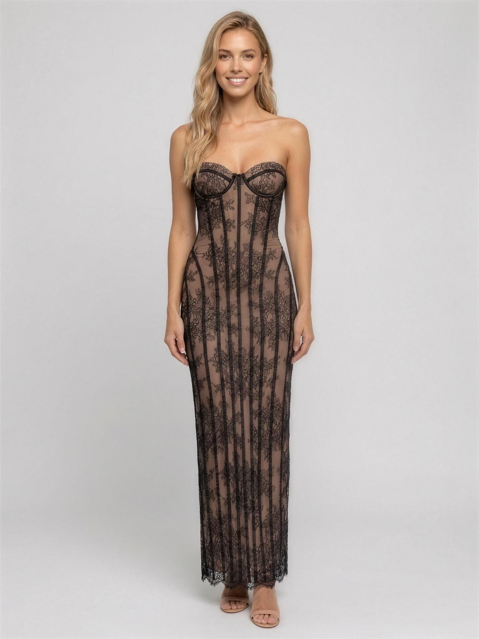 Nicole Maxi Dress - Black