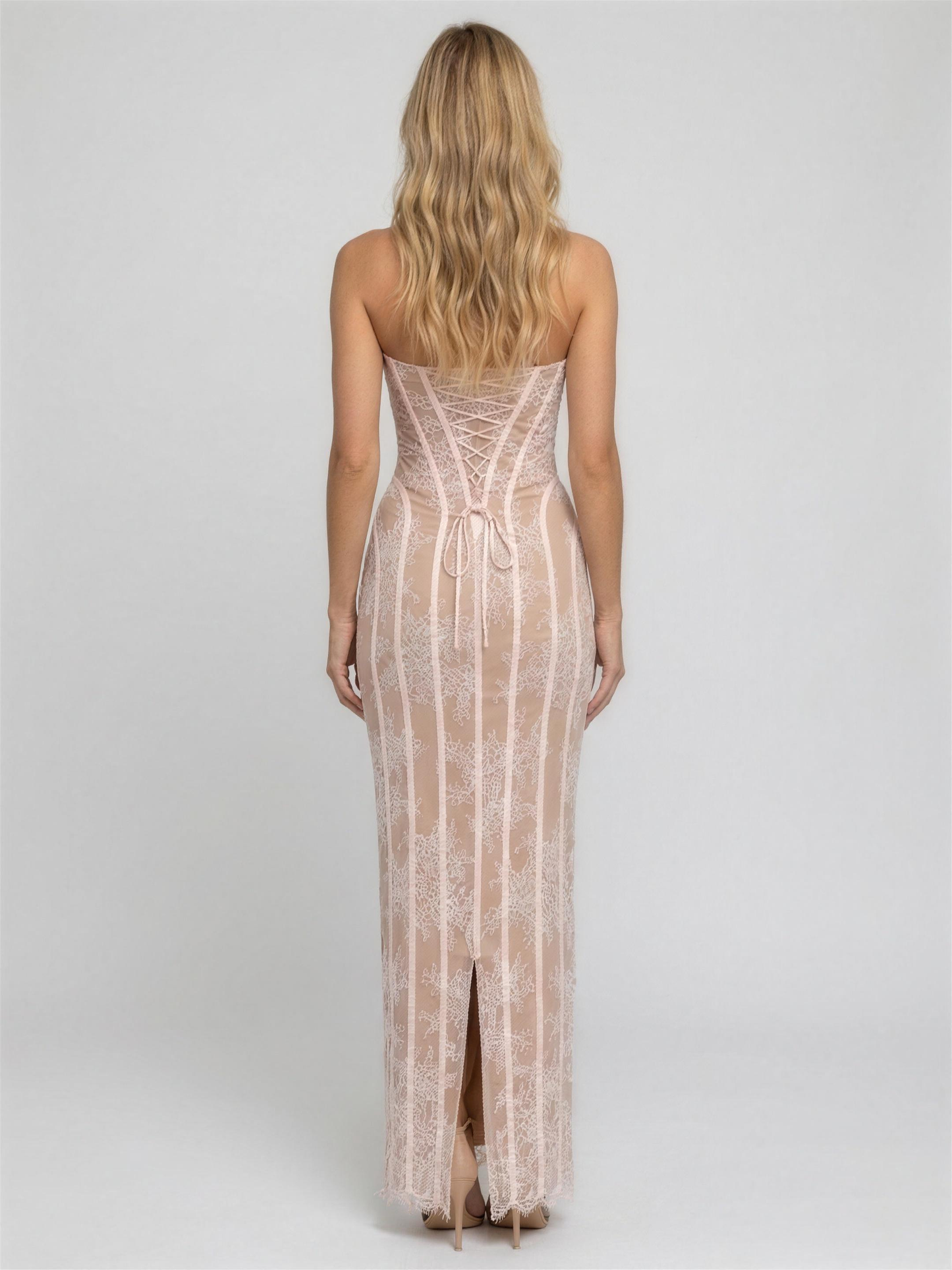 Nicole Maxi Dress - Blush