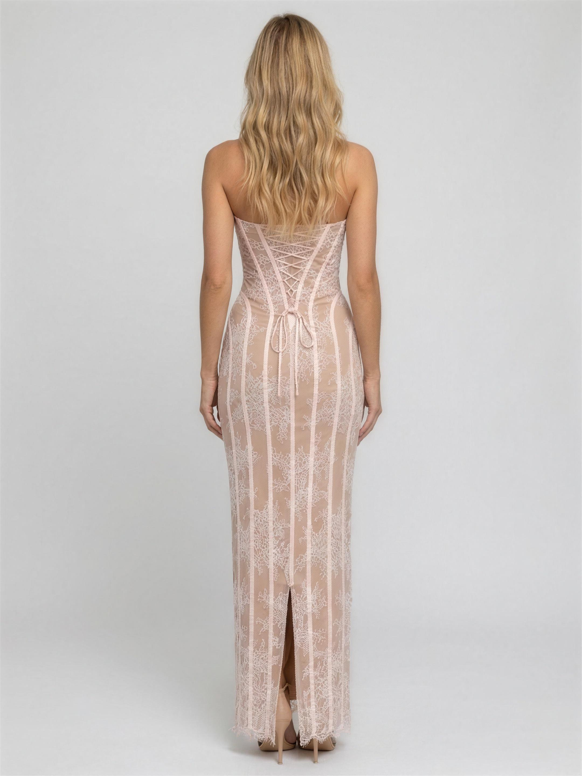 Nicole Maxi Dress - Blush