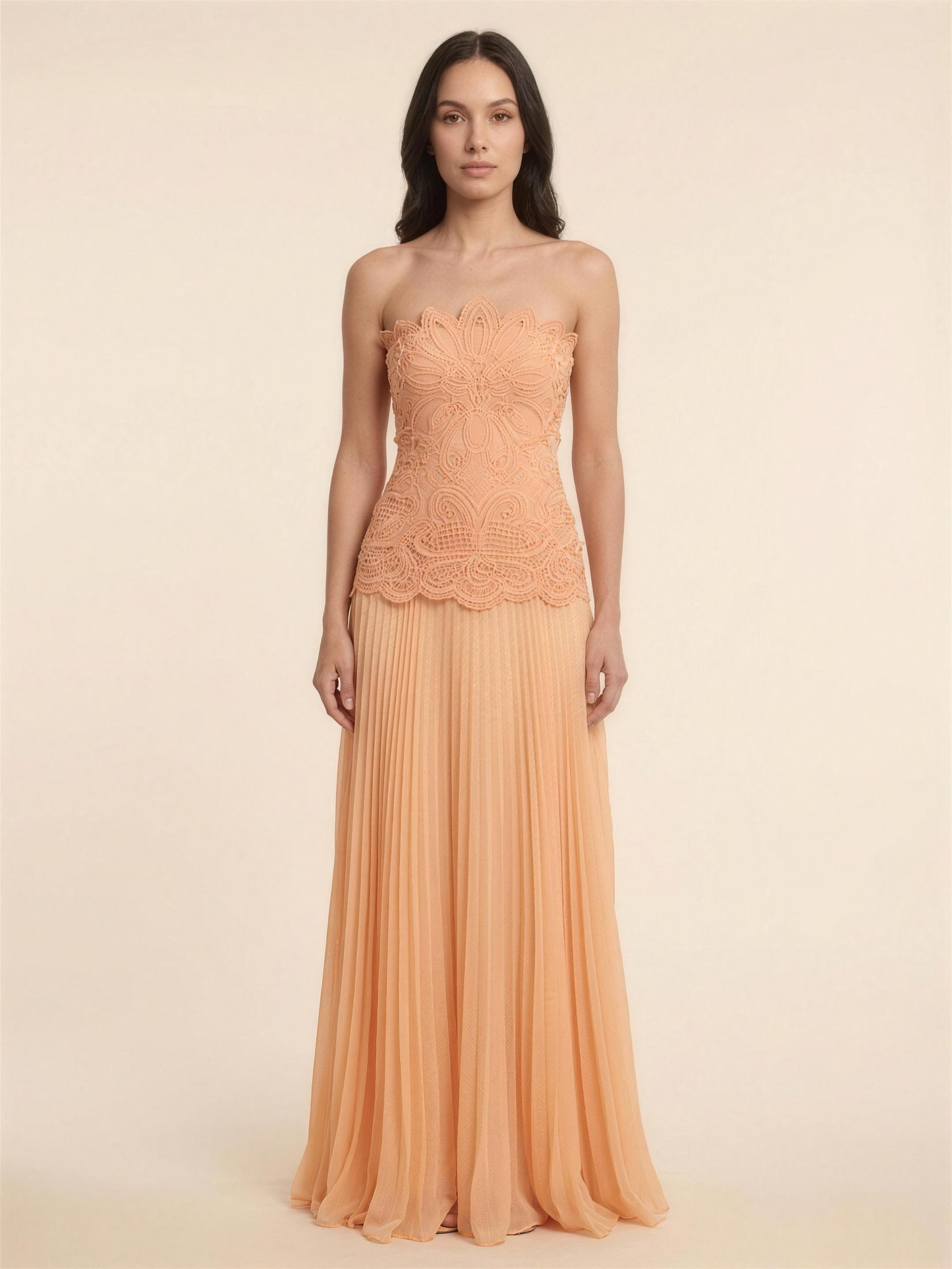 Mirabel Maxi Dress - Soft Peach