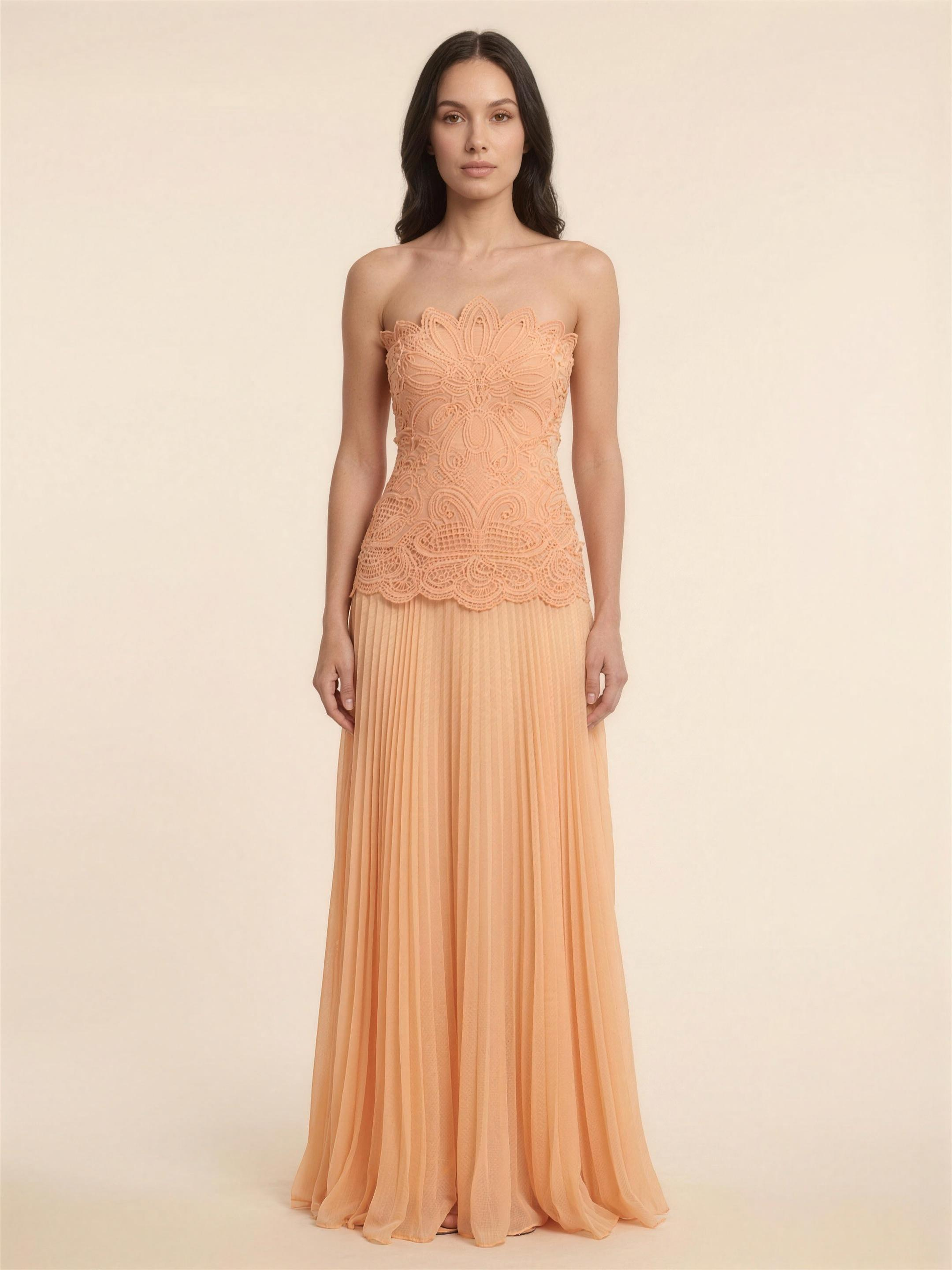 Mirabel Maxi Dress - Soft Peach