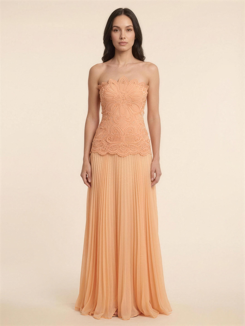 Mirabel Maxi Dress - Soft Peach