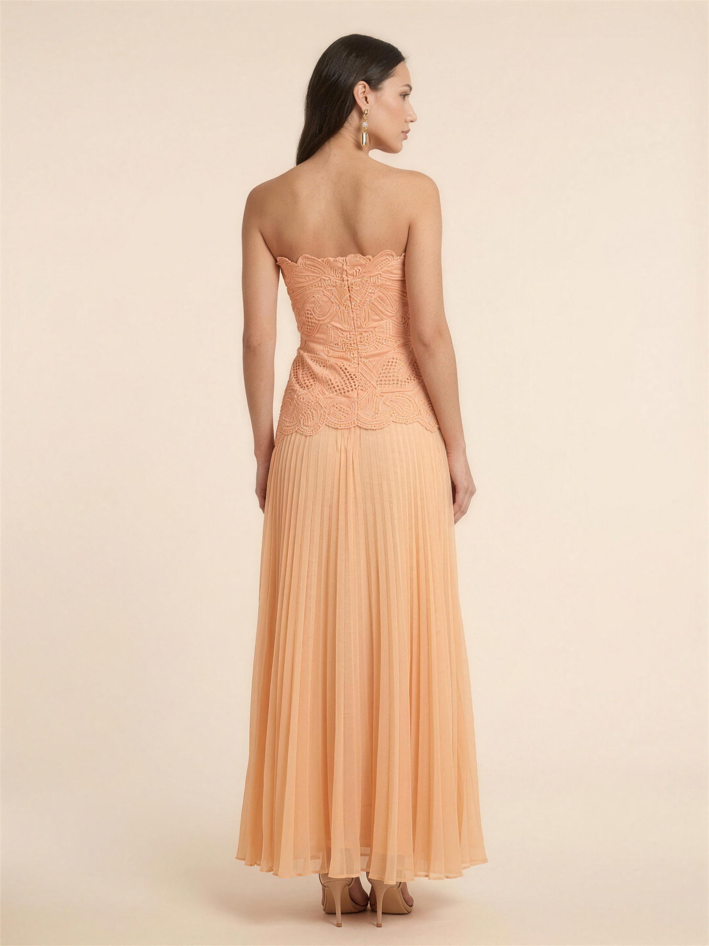 Mirabel Maxi Dress - Peach