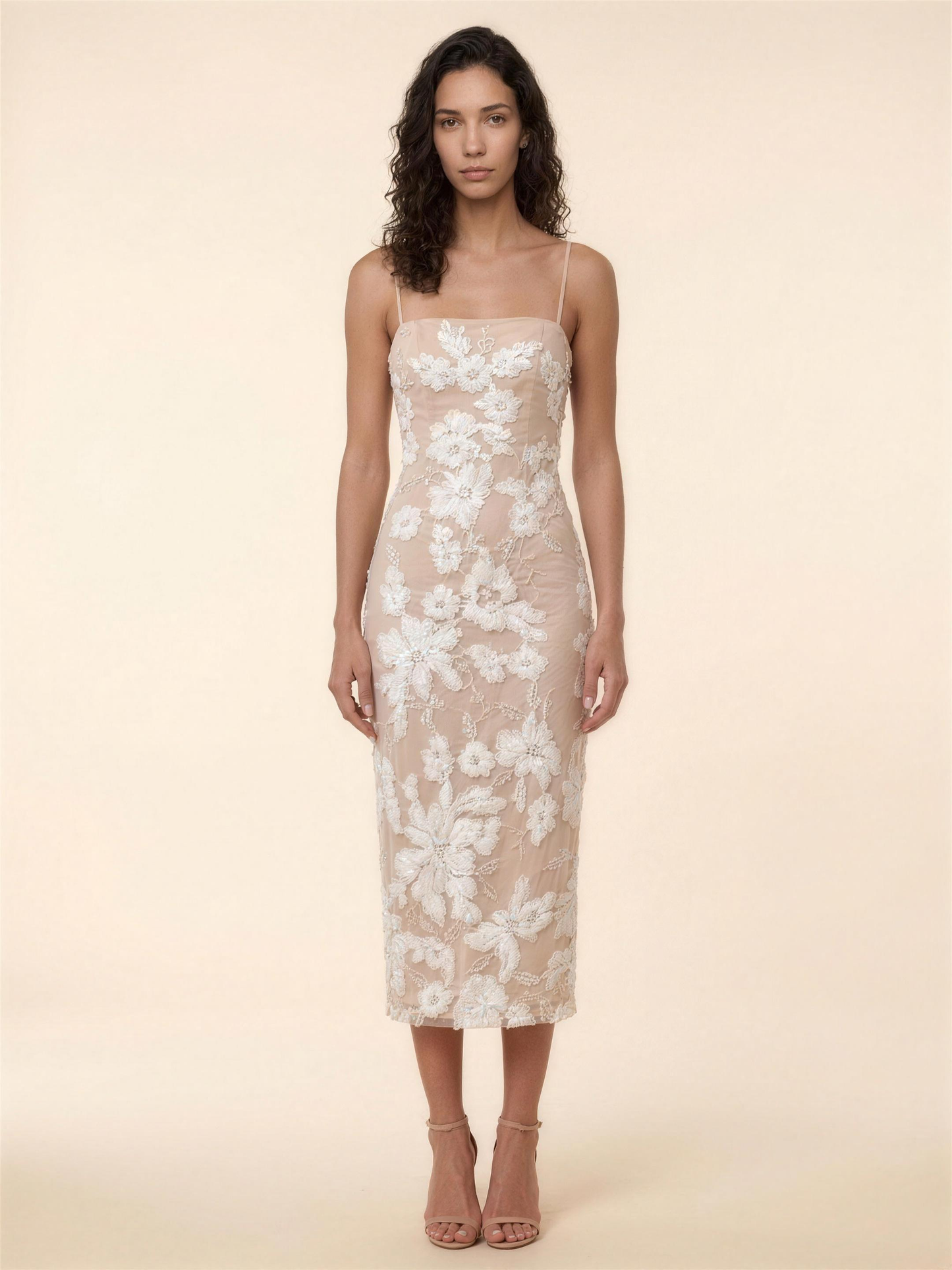 Arizona Midi Dress - Off White