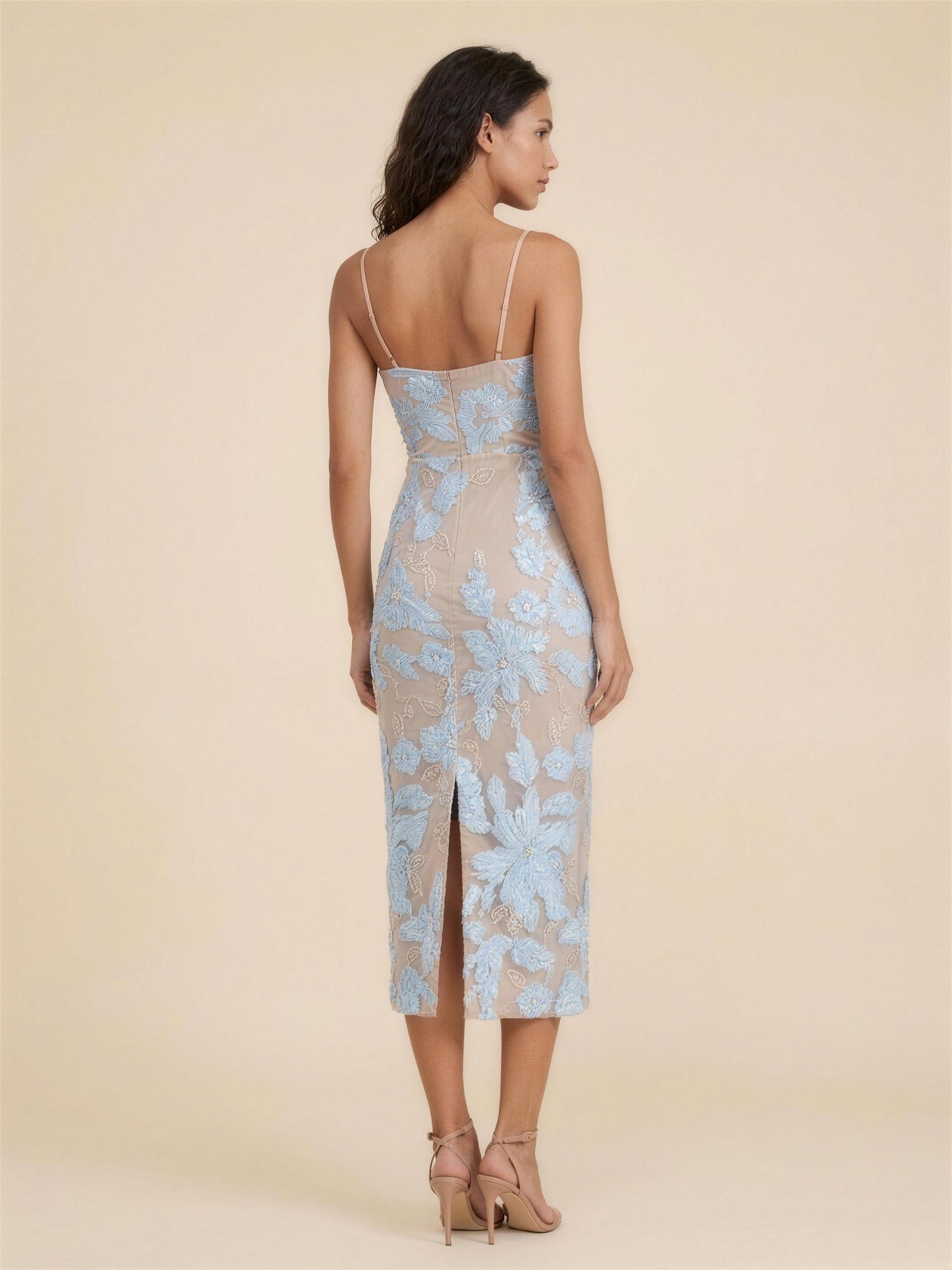 Arizona Midi Dress - Blue