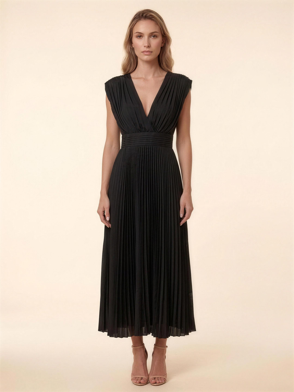 Brooklyn Midi Dress - Black