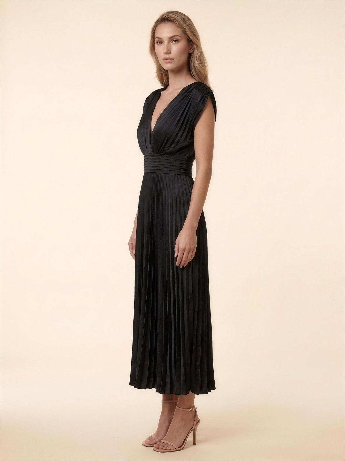 Brooklyn Midi Dress - Black