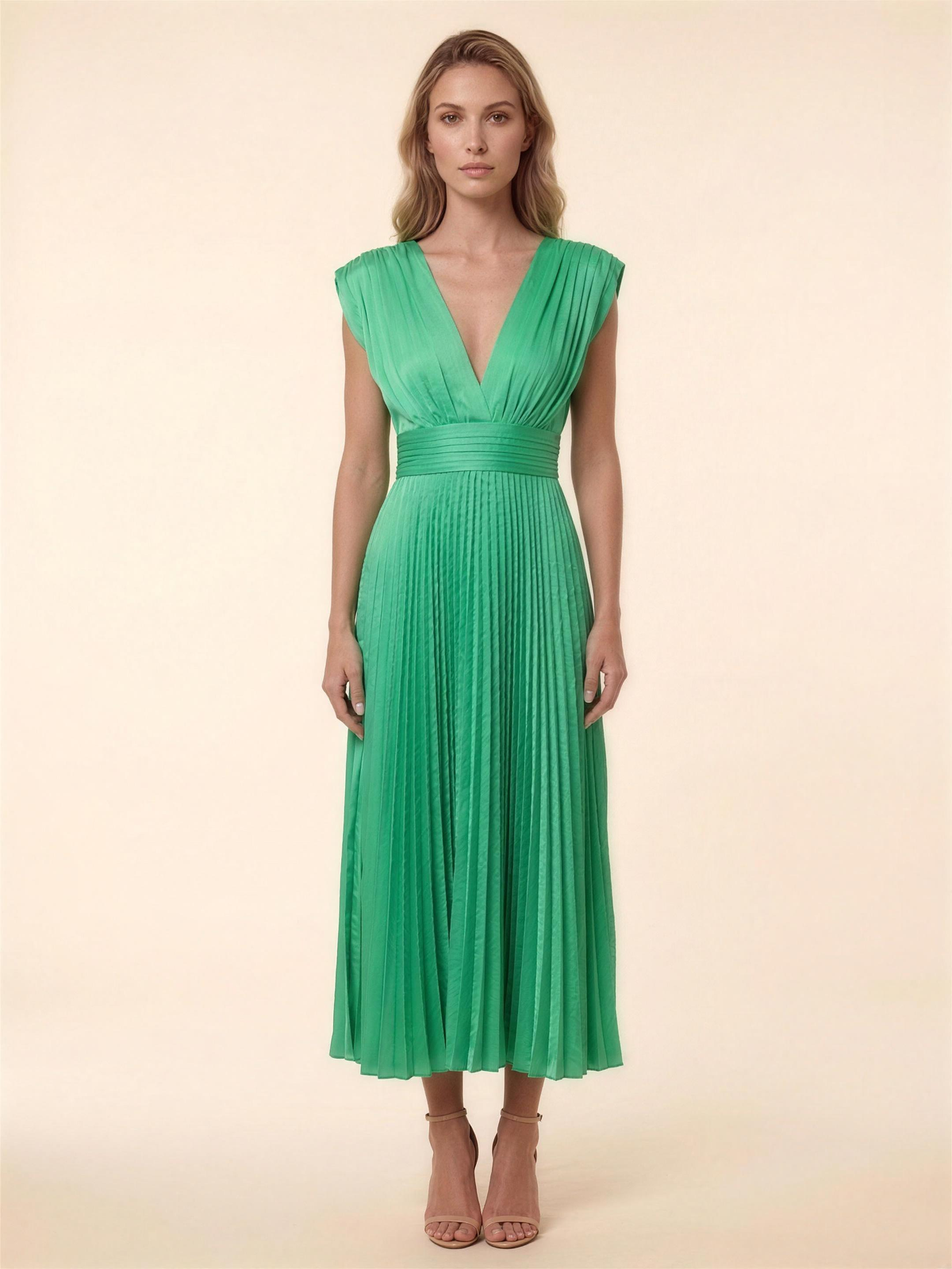 Brooklyn Midi Dress - Green