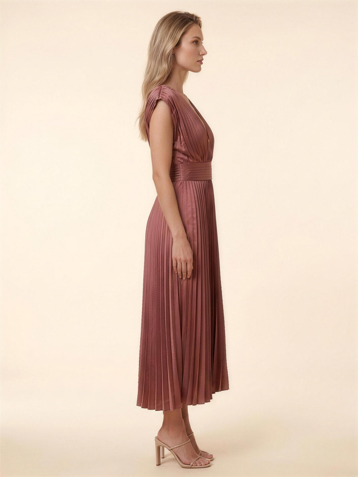 Brooklyn Midi Dress - Red
