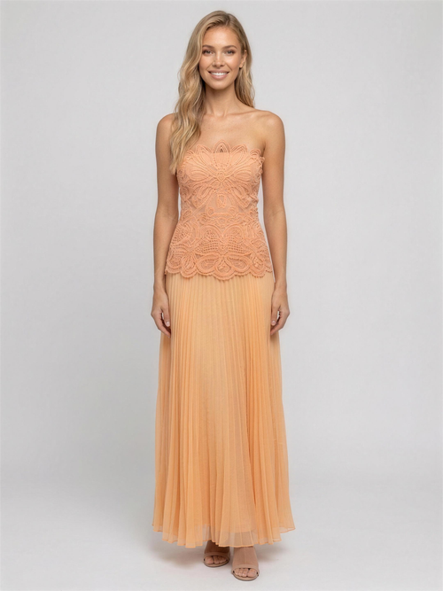Catalina Maxi Dress - Soft Peach